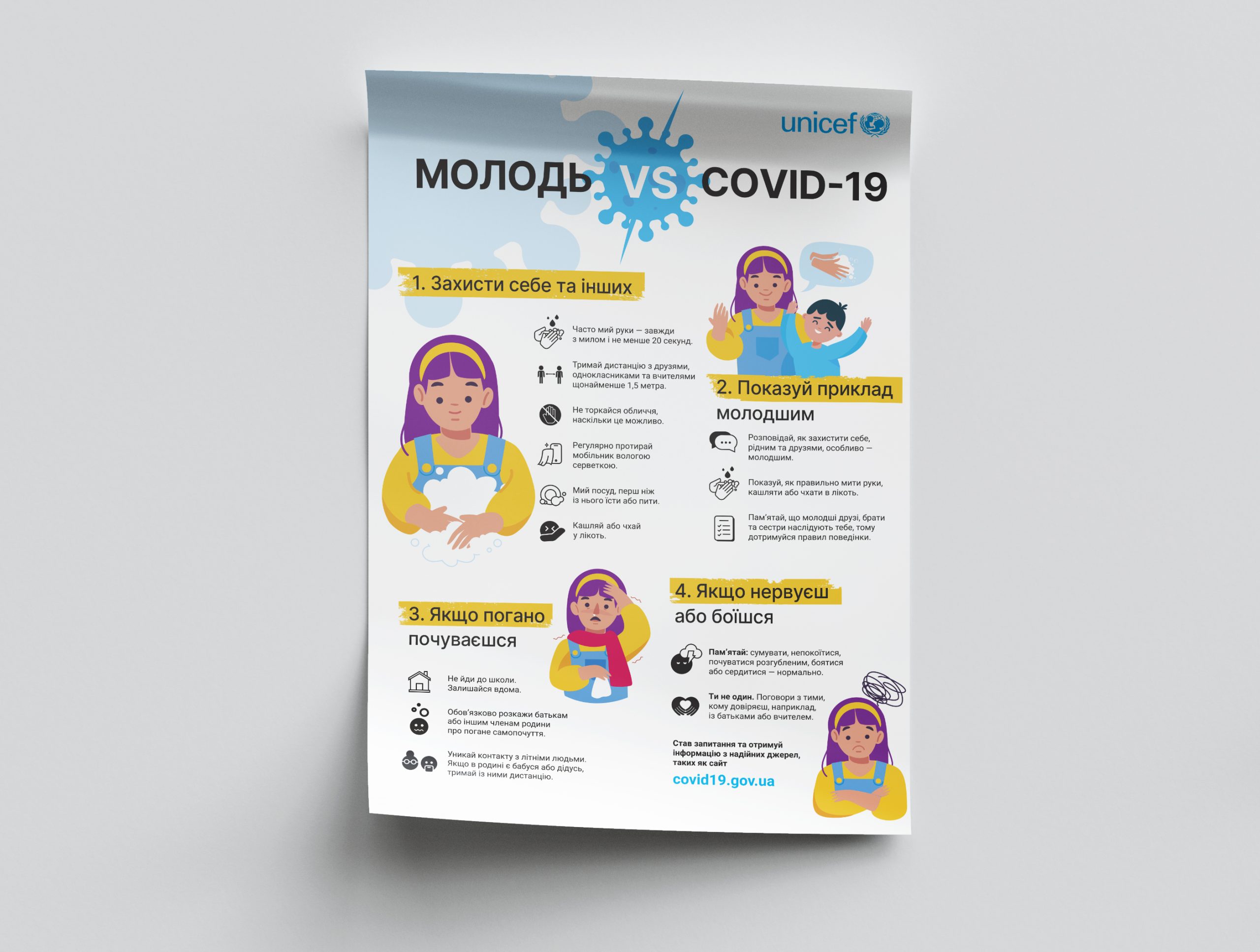 Постер “Молодь vs. COVID-19”